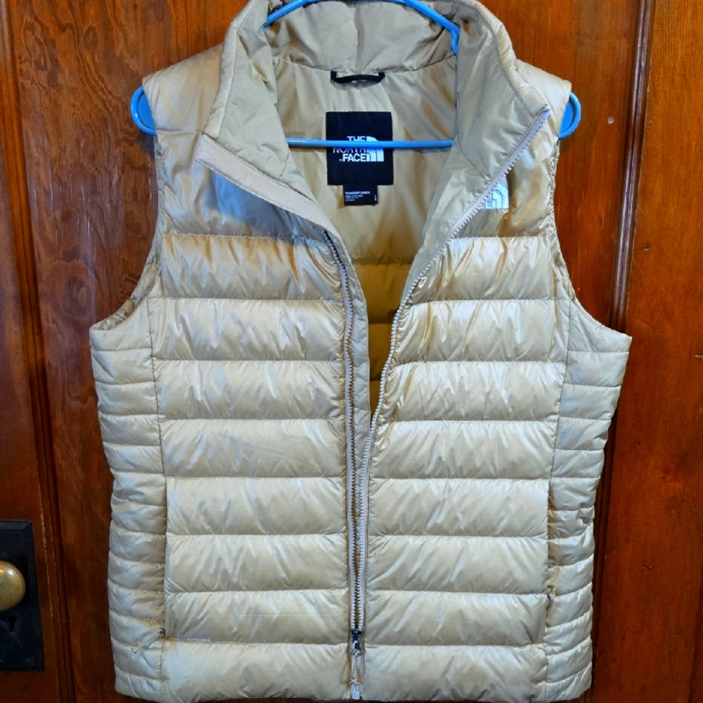 The North Face Light Tan Quilted Vest
